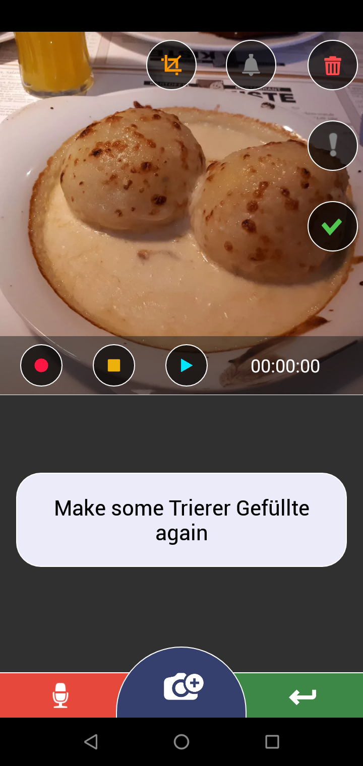 Fotodo organizes tasks and notes as lists and combines them with photos, audio, voice input, reminders, backup and export features.