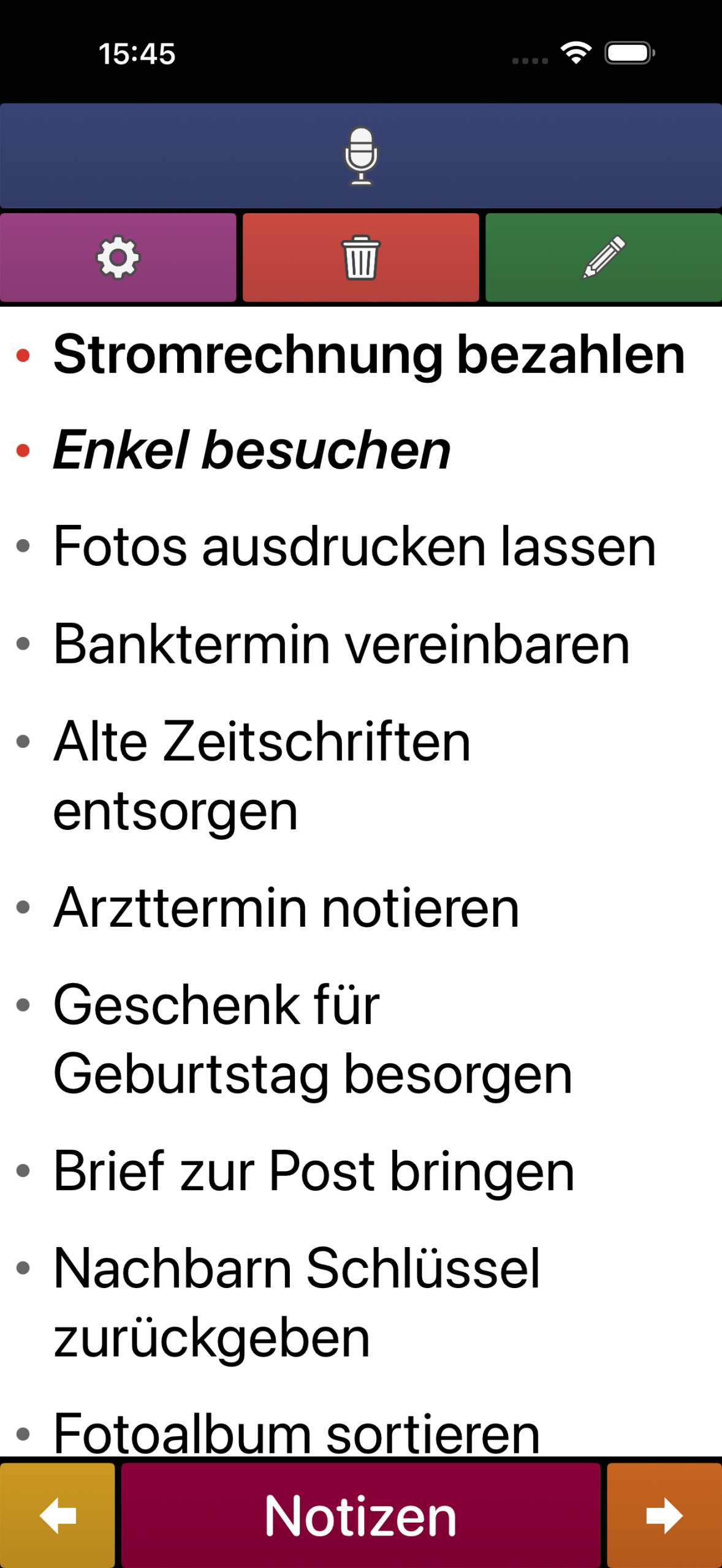 Notepad ist eine iOS-App für Notizen, To-dos, Spracheingabe, iCloud-Sync und Widgets mit starkem Fokus auf Backup und Wiederherstellung.